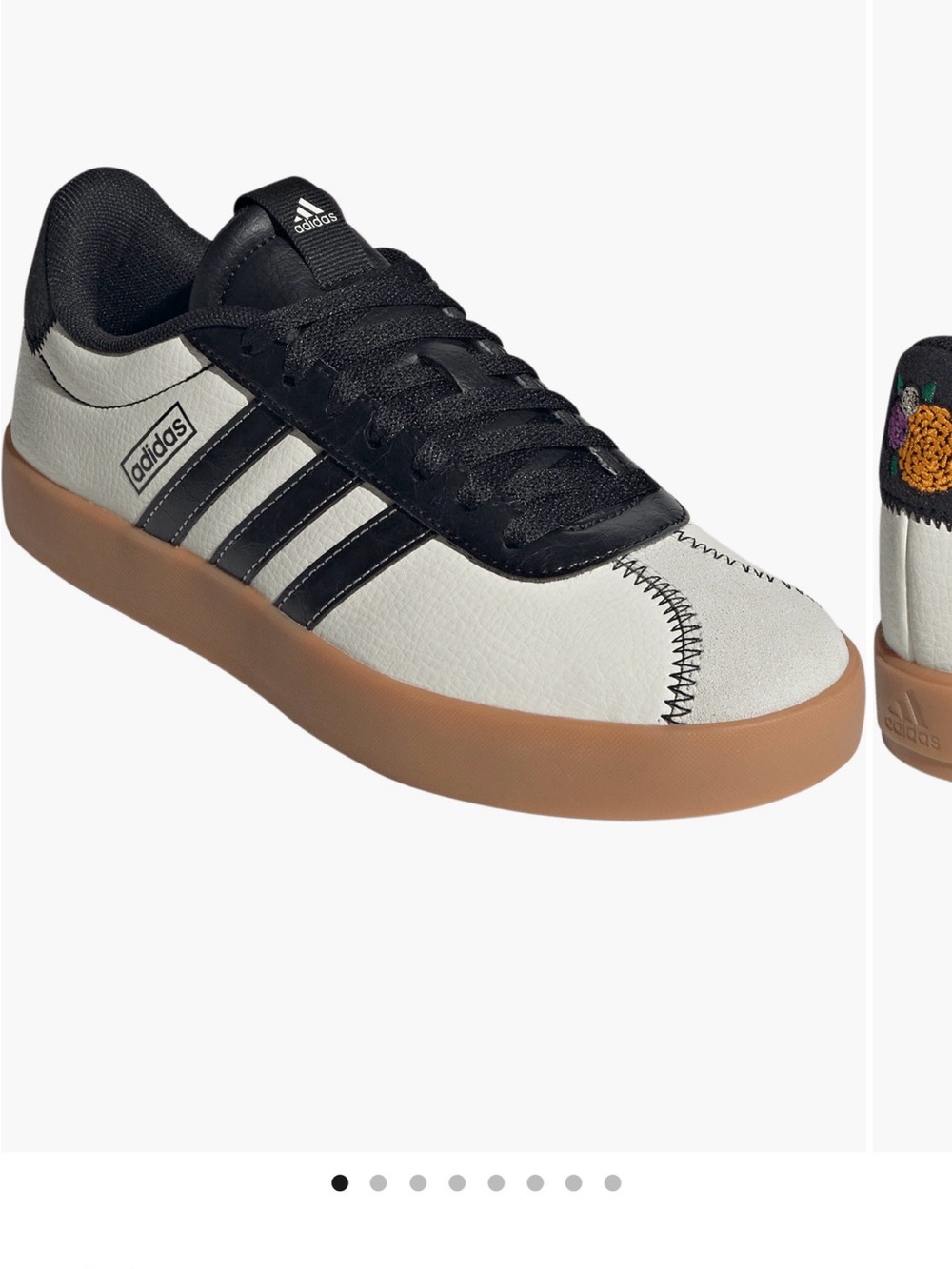 adidas Men’s or Women’s White, Black & Gum Low-Top Sneakers